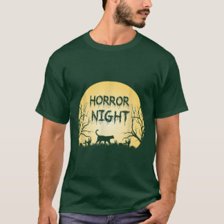 Camiseta Halloween da Noite Horária