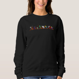 Camiseta Halloween Dabbing Skeleton Witold E Monsters Hall