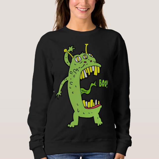Camiseta Halloween de Alienígena Monstro (Frente)