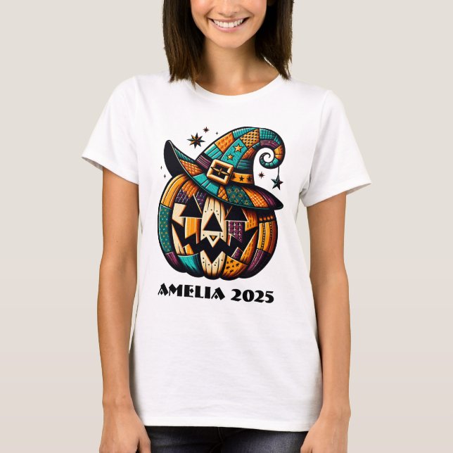 Camiseta Halloween de Bomba Personalizada (Frente)