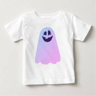Camiseta Halloween de Caractere Flutuante Fantasma