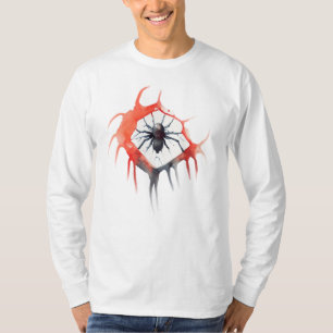 Camiseta Halloween de Cobweb, aranha assustadora