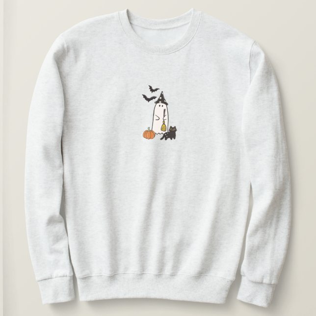 Camiseta Halloween de coquete Mínimo Bonito e Spookette (Frente do Design)
