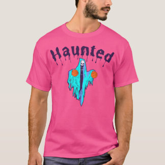 Camiseta Halloween de Design de basquete assombrado