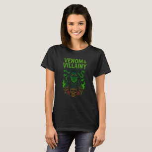 Camiseta Halloween de Medusa Assombrado - Venom & Villainy