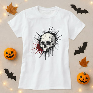 Camiseta Halloween De Pele