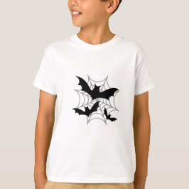 Camiseta Halloween de Spooky Bats & Spiderweb