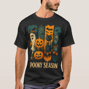Camiseta Halloween de Spooky Season - Fantasma, Pumpkins, G