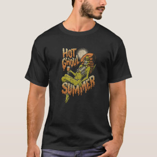 Camiseta Halloween De Zombie Quente No Verão