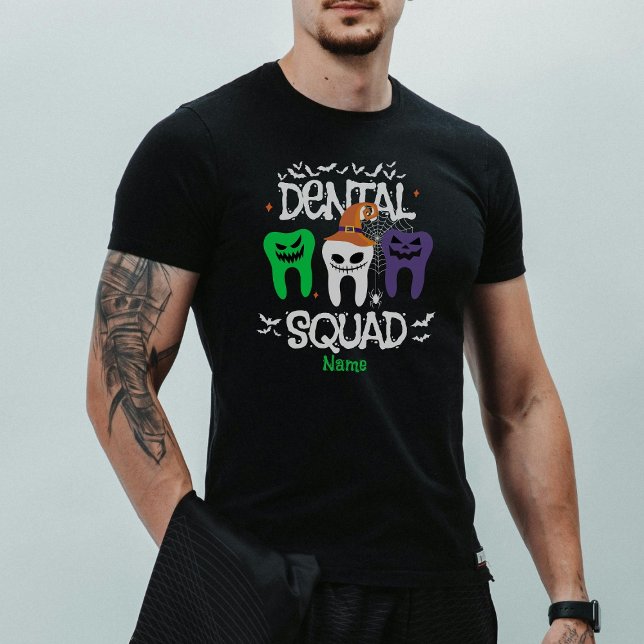 Camiseta Halloween Dental Squad Professional (Criador carregado)