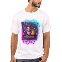 Halloween design with ghosts