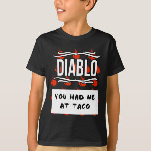 Camiseta Halloween DIABLO SAUCE Halloween, SAUCE