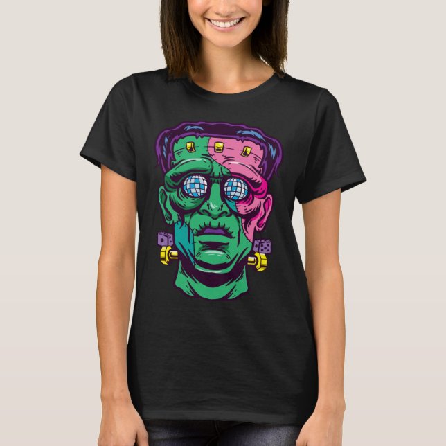 Camiseta Halloween Disco Zombie (Frente)