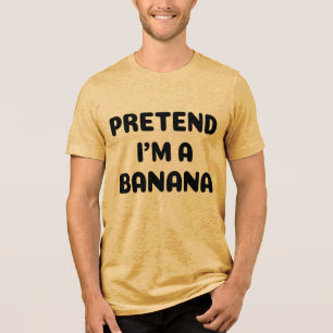 Camiseta Halloween Divertido - Finja que Sou uma Banana