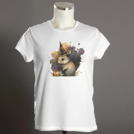Camiseta Halloween do Coelho Coelho da Aquarela