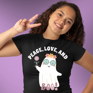 Camiseta Halloween do fantasma da alimentação da ventoinha