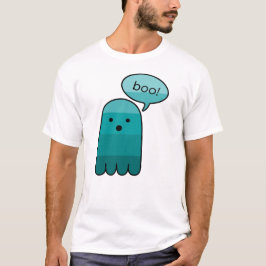 Camiseta Halloween do Fantasma do Boo Verde Persa