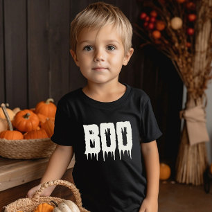 Camiseta Halloween do legal BOO Script do Criança Engraçado