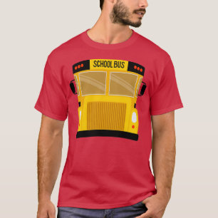 Camiseta Halloween do ônibus escolar Costume engraçada Cria