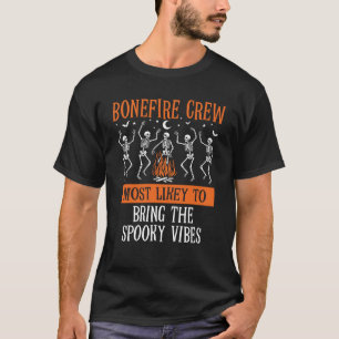 Camiseta Halloween É Mais Provável Agrupar Esqueleto Corres