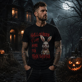 Camiseta Halloween É Muito Mais Divertido Que A Páscoa