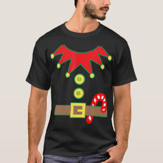 Camiseta Halloween Elf Costume Para Crianças Mulheres