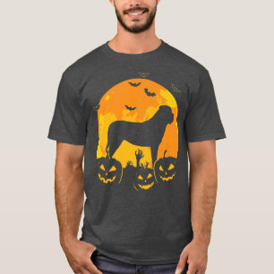 Camiseta Halloween English Mastiff Jack O Lantern Dog Puppy