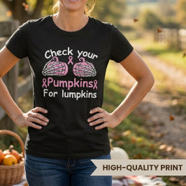 Camiseta Halloween engraçado do câncer de mama