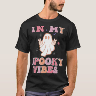 Camiseta Halloween Engraçado Ghoul Groovy Em Meu Spooky Vib