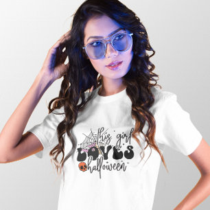 CAMISETA HALLOWEEN ESSA GAROTA ADORA HALLOWEEN SPIDERWEB