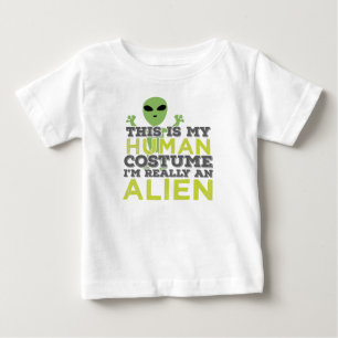 Camiseta Halloween Este É Meu Figurino Humano Realmente Uma