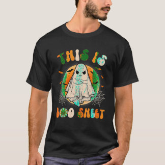 Camiseta Halloween Este É O Ghost Retro Retro T Sh