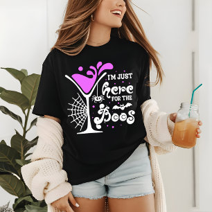 Camiseta Halloween, estou aqui para os Bebidas Engraçadas.
