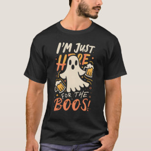 Camiseta Halloween Estou aqui para os Boos