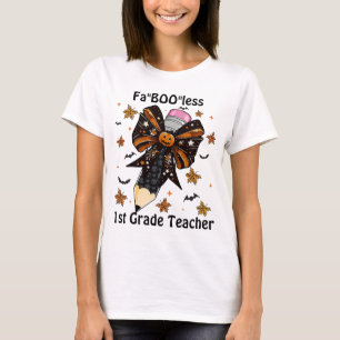 Camiseta Halloween Fa "boo" menos coquete de professor de r
