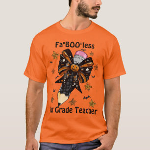 Camiseta Halloween Fa "boo" menos coquete de professor de r
