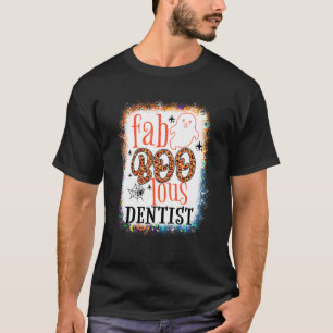 Camiseta Halloween Fabooloso Dentist Dental Squad Branquead