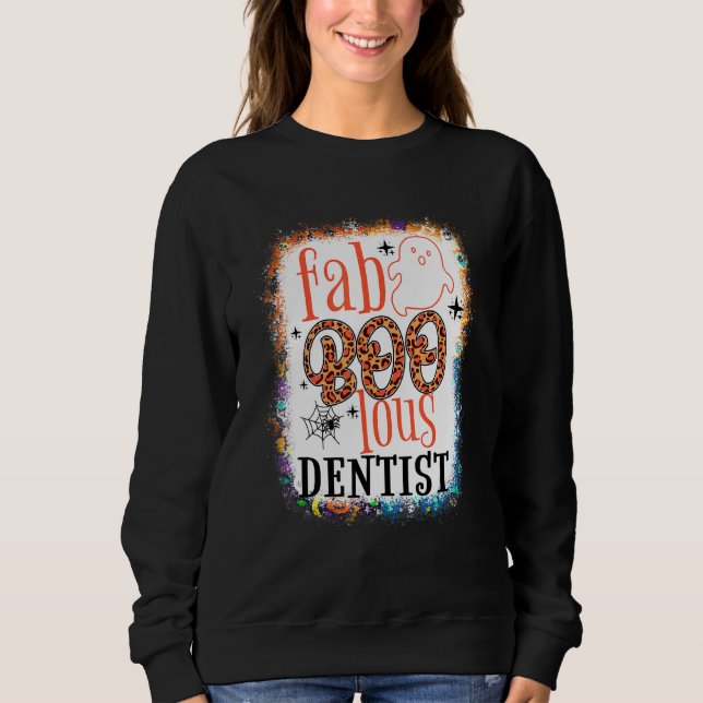 Camiseta Halloween Fabooloso Dentist Dental Squad Branquead (Frente)