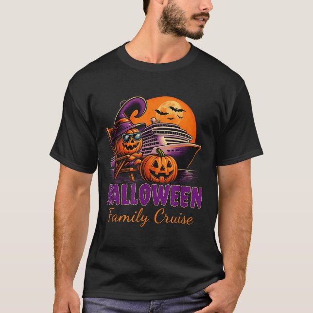 Camiseta Halloween Family Cruise Matching Family Cruising S (Frente)
