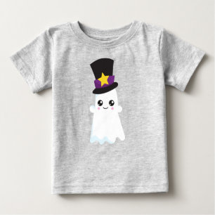 Camiseta Halloween, Fantasma, Chapéu, Truque Ou Tratar, Boo