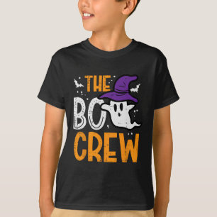 Camiseta Halloween Fantasma Da Tripulação Boo Coincide Com