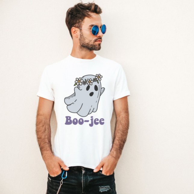 Camiseta Halloween Fantasmagórico Fantasma Boo Jee Boo  (Criador carregado)