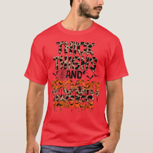 Camiseta Halloween Feminino Coxa Grossa E Vibrações Assusta