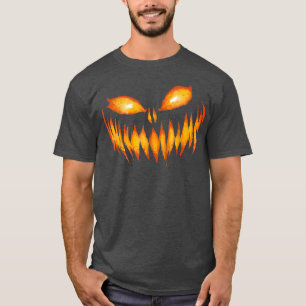 Camiseta Halloween Figurume Jack O'Lanterna Pumpkin Face Wo