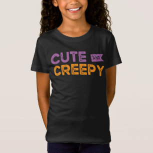 Camiseta Halloween Fofo e Assustador