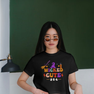 Camiseta Halloween fofo e bonito