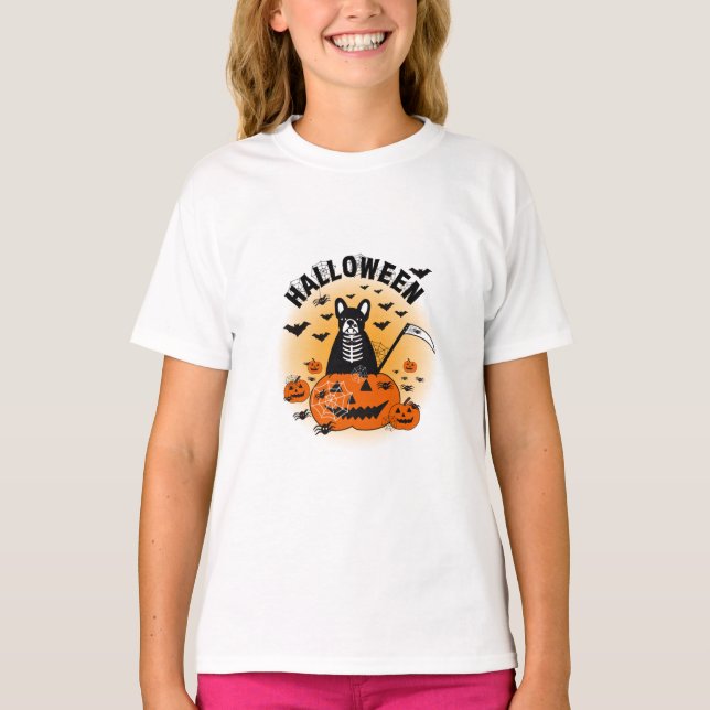 Camiseta Halloween Frenchie (Frente)