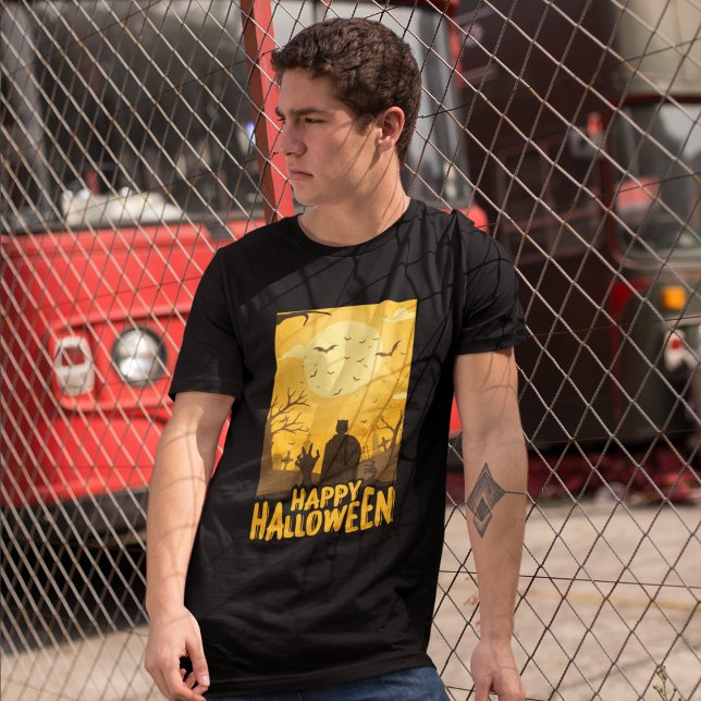Camiseta Halloween Full Moon Night (Criador carregado)