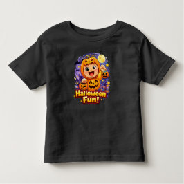 Camiseta Halloween Fun Cute Baby Pumpkin Illustration