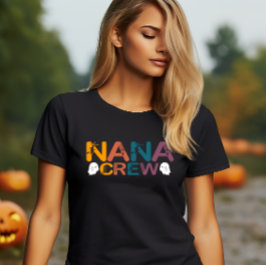 CAMISETA HALLOWEEN FUNNY NANA TRIPULAÇÃO